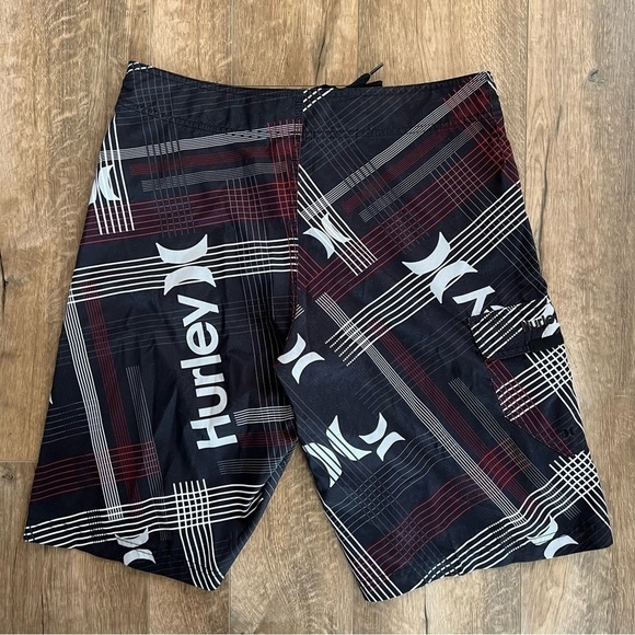 Hurley Striped Graphic Board-shorts - Picture 2 of 5